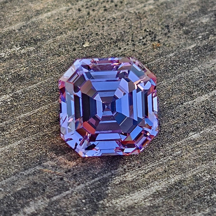 Purple Neodymium YAG, Asscher Cut, 8.57 Carats