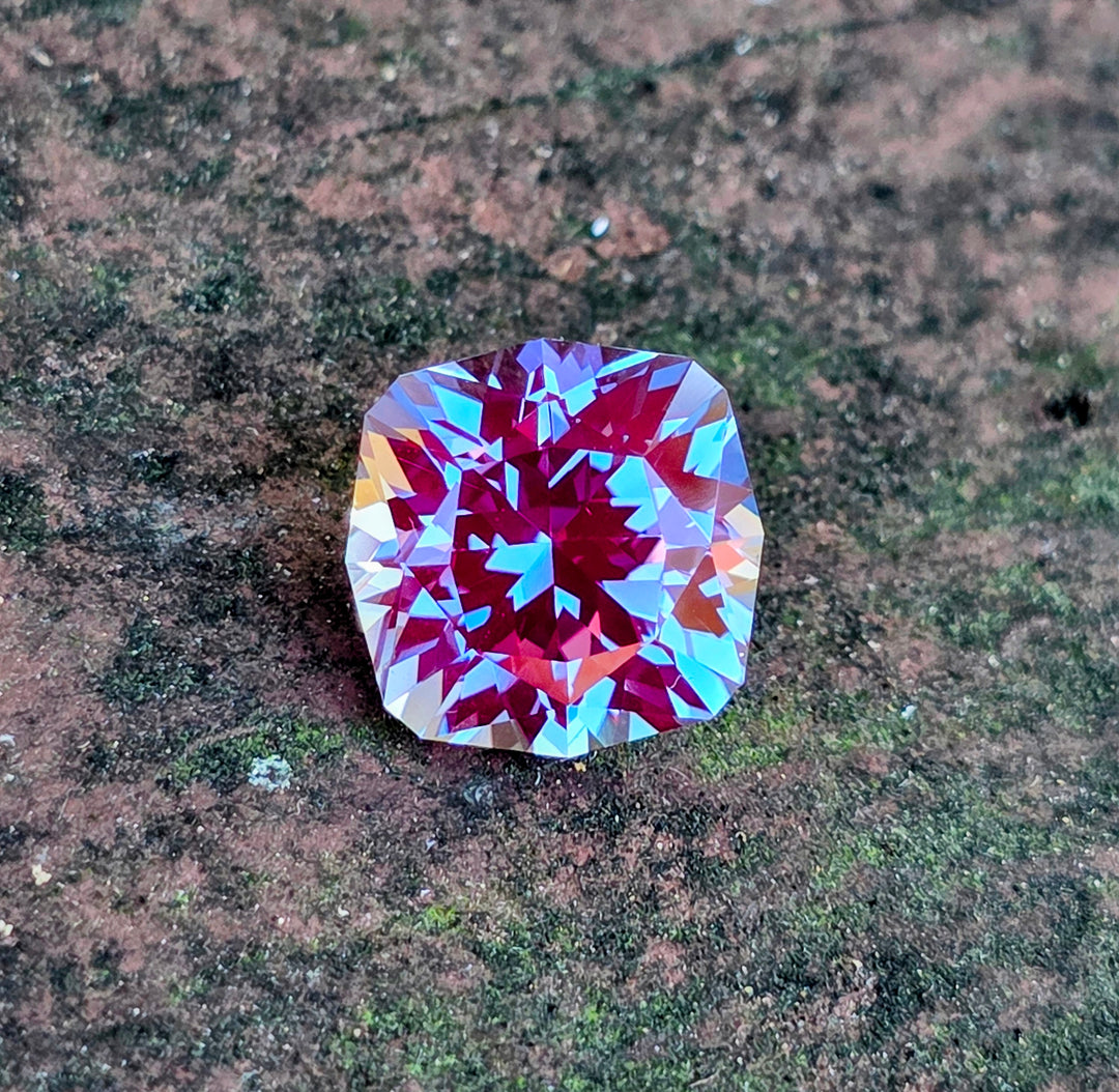 Repurposed Laser Alexandrite, House Of Sylas Cushion Cut, 5.06 Carats