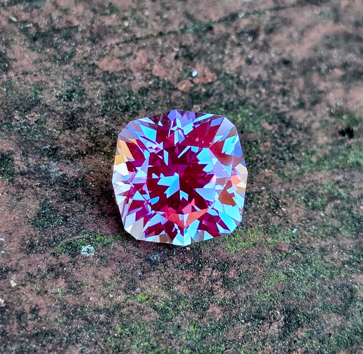 Repurposed Laser Alexandrite, House Of Sylas Cushion Cut, 5.06 Carats