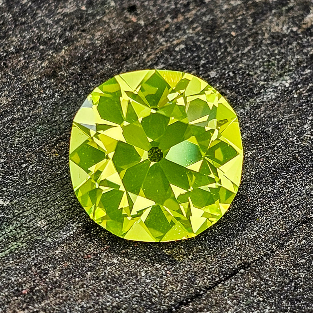 Cerium Doped YAG, Antique Cushion Cut, 5.75 Carats