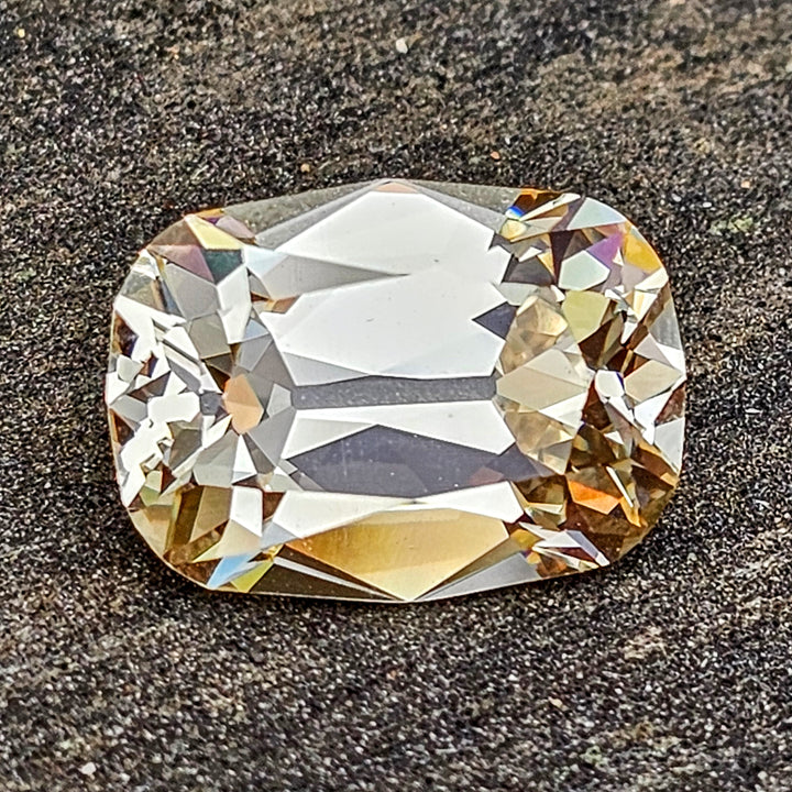 Experimental Samarium YAG, Antique Long Cushion Cut, 10.22 Carats
