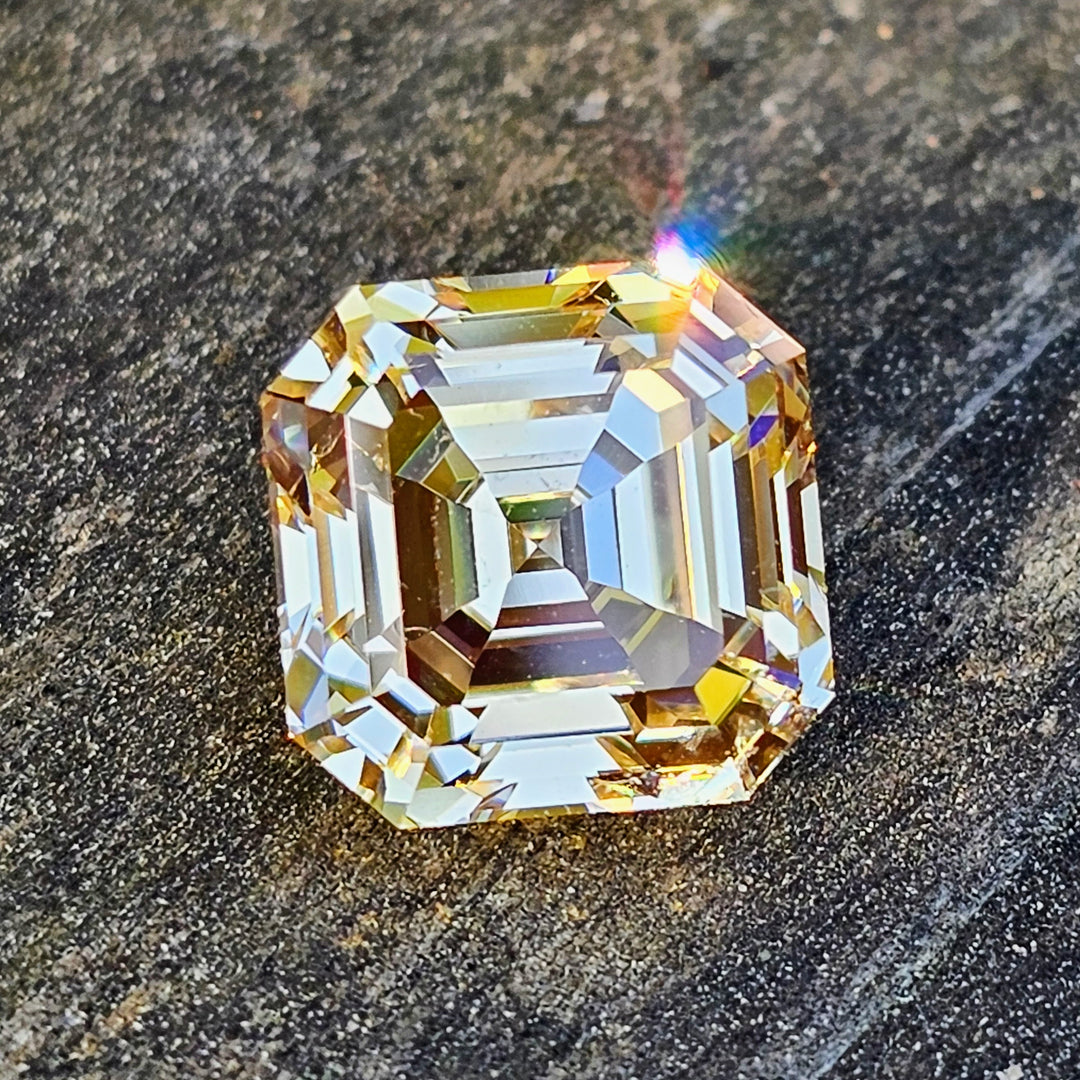 Experimental Samarium YAG, Asscher Cut, 11.24 Carats