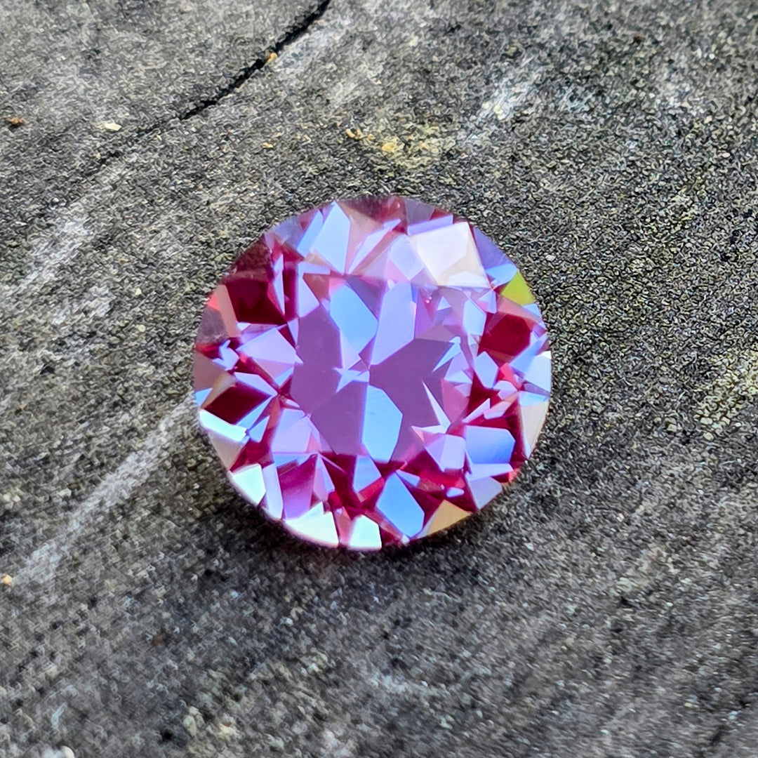 Repurposed Laser Alexandrite, Traditional Round Brilliant Cut, 6.51 Carats