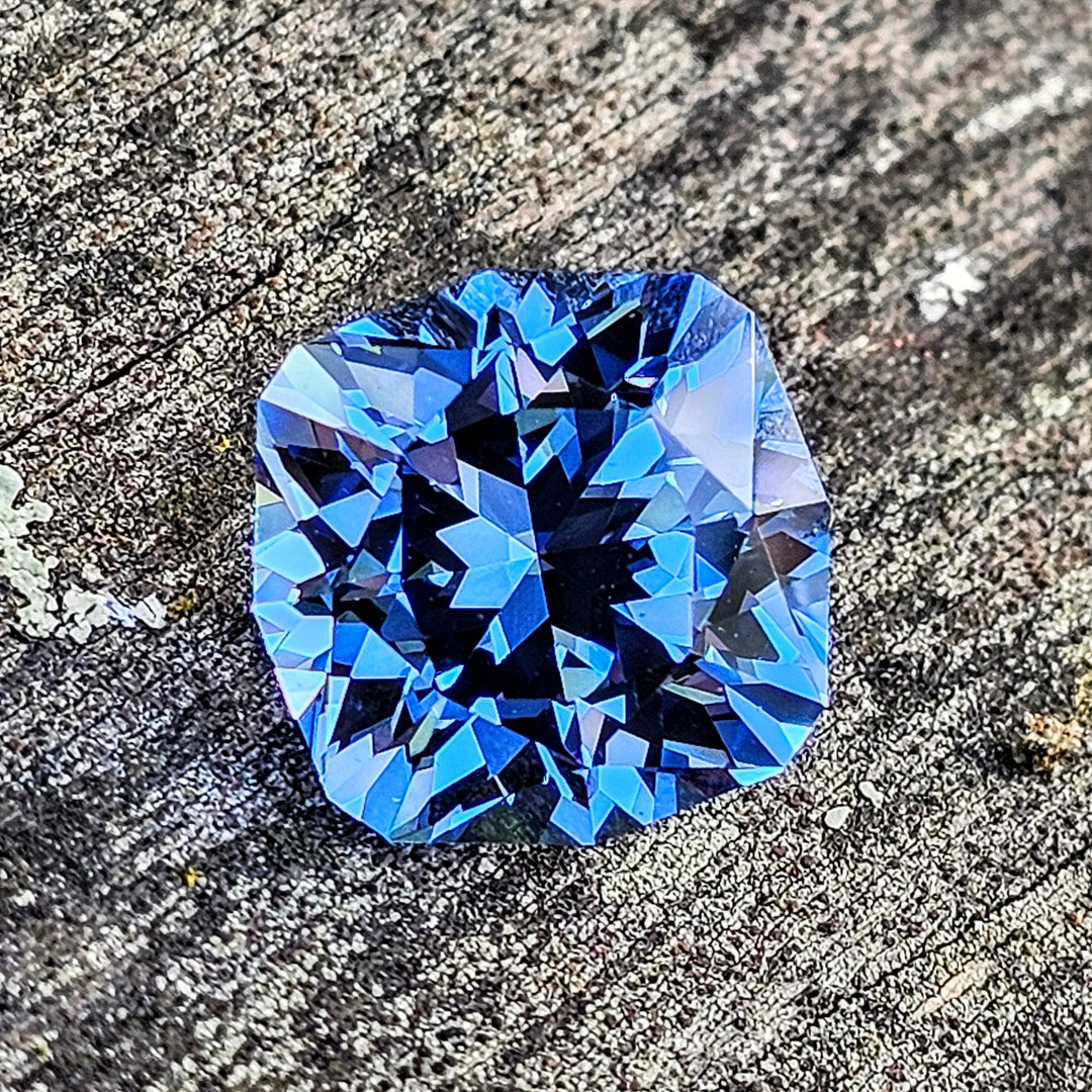 Cornflower Blue Lab Spinel, House Of Sylas Cushion Cut, 7.32 Carats