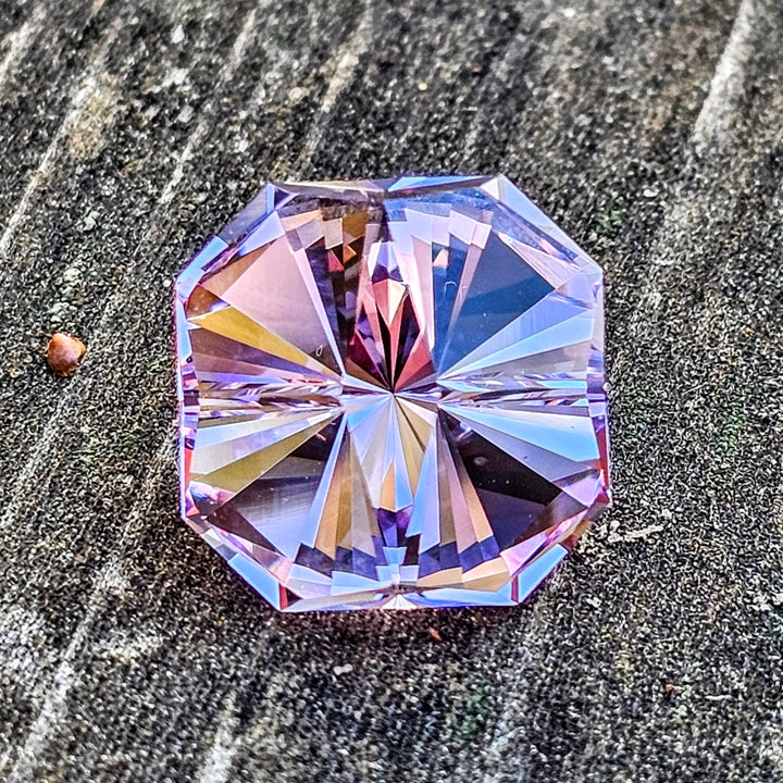Purple Neodymium YAG, Tessellation Cut, 8.35 Carats