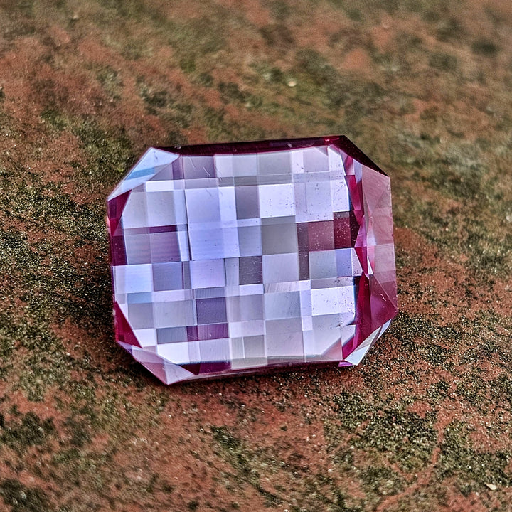 Repurposed Laser Alexandrite, Pixel Rectangle Cut, 9.30 Carats