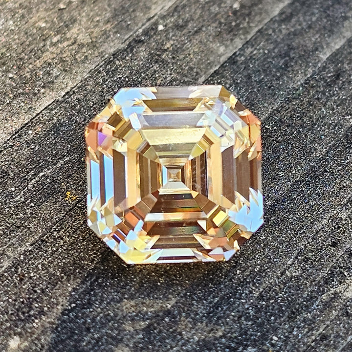 Experimental Samarium YAG, Asscher Cut, 9.20 Carats