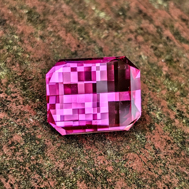 Star Wars Pink Laser Ruby, Pixel Rectangle Cut, 10.20 Carats