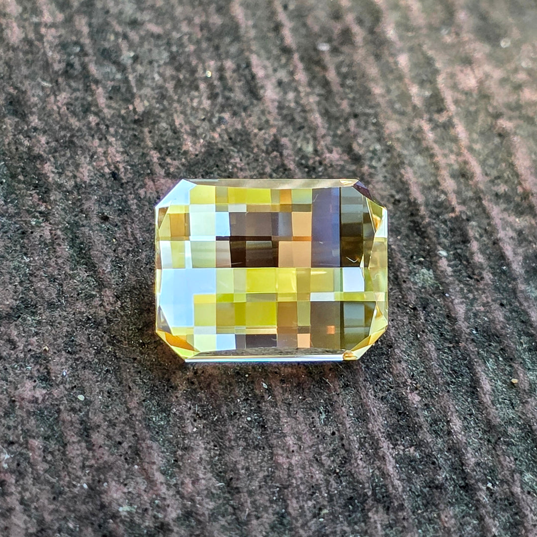 Experimental Samarium YAG, Pixel Rectangle Cut, 10.61 Carats