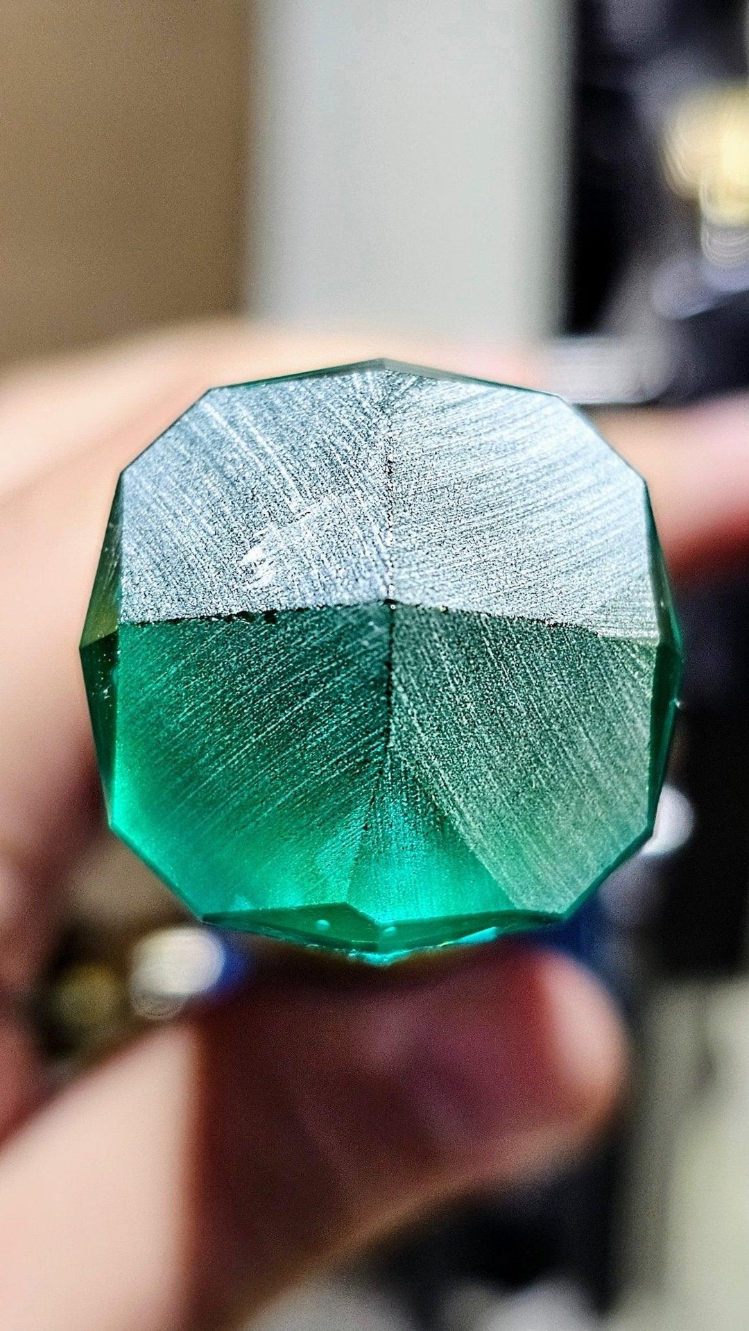 Teal "Paraiba" YAG, Cushion Cut, 117.5 Carats - DJEVA