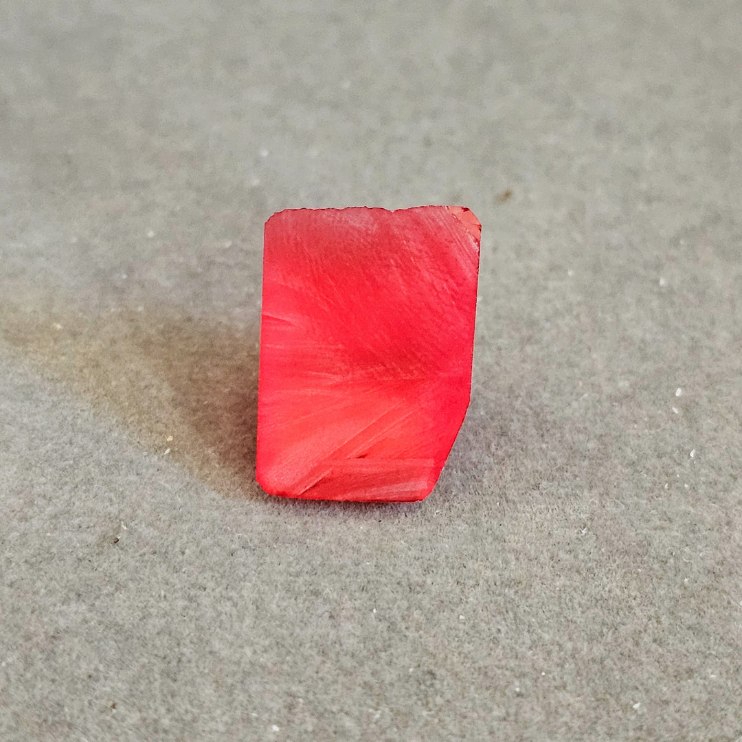 Orange-Red Czochralski Lab Sapphire