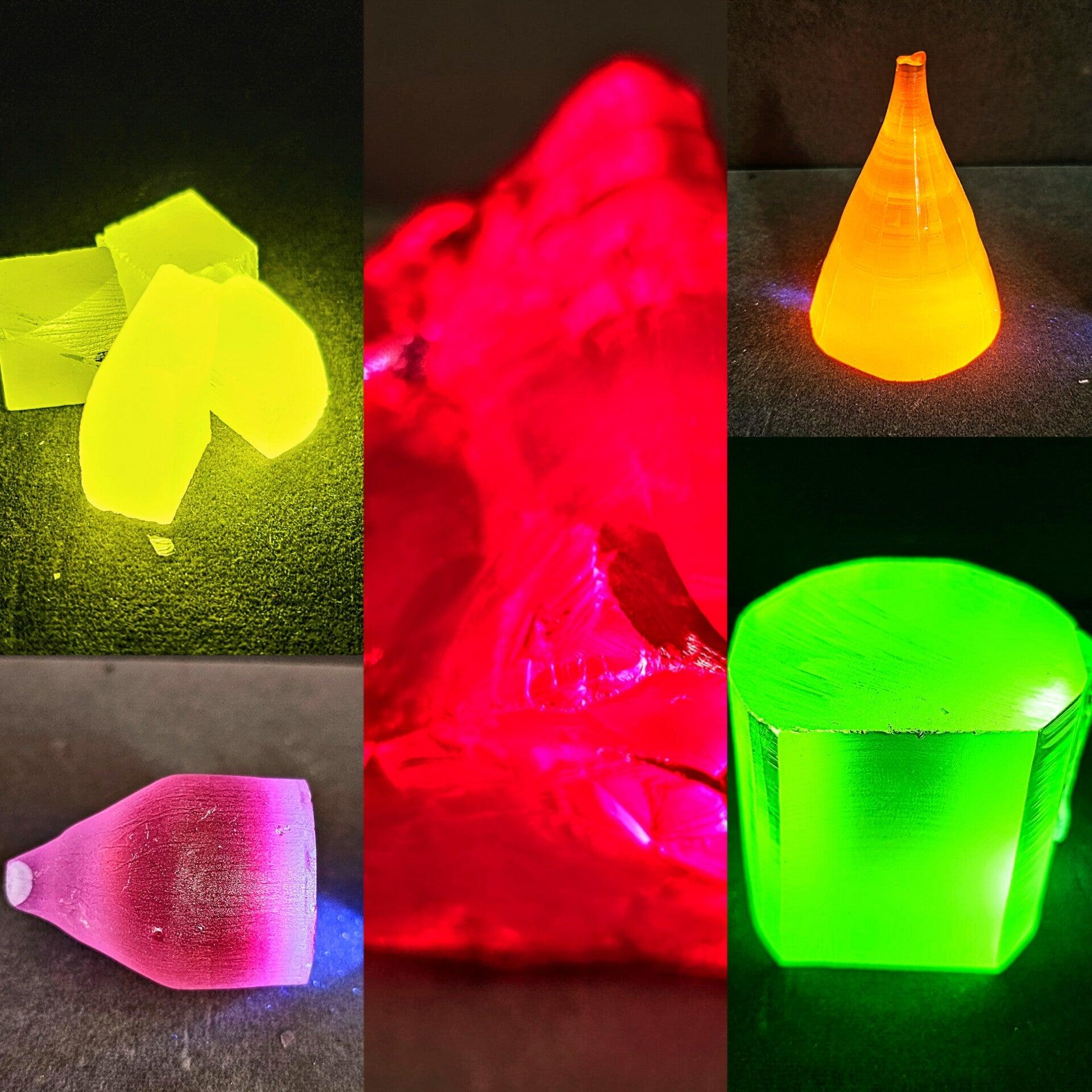 UV Fluorescent Lab Created Gemstones - DJEVA