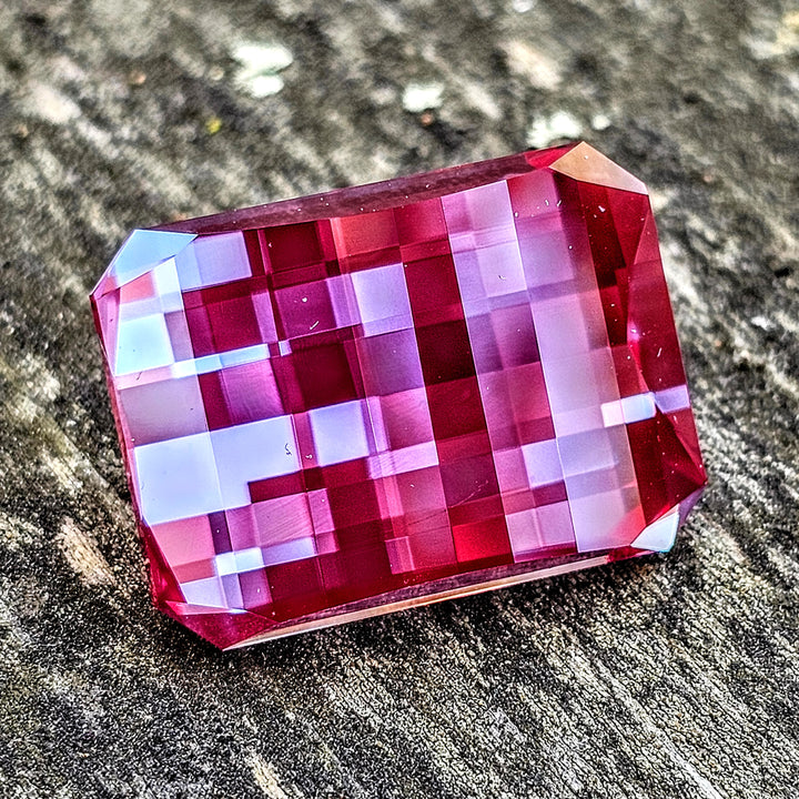 Repurposed Laser Alexandrite, Pixel Rectangle Cut, 51.2 Carats