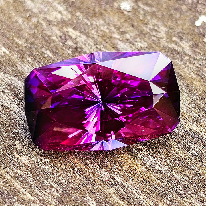 Purple Lab Sapphire, House Of Sylas Long Cushion Cut, 17.35 Carats