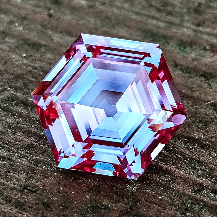 Repurposed Laser Alexandrite, Hexagon Step Cut, 41.14 Carats