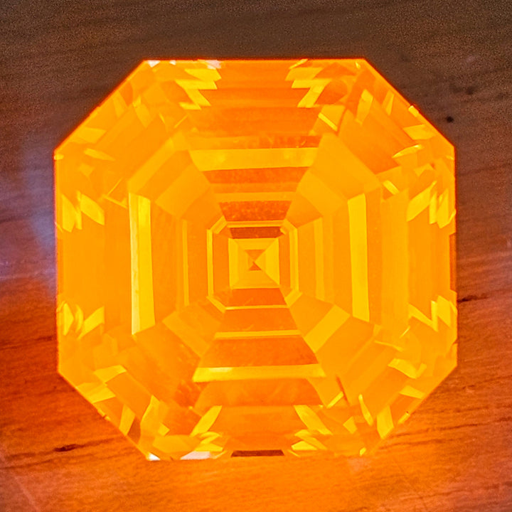 Experimental Samarium YAG, Asscher Cut, 19 Carats