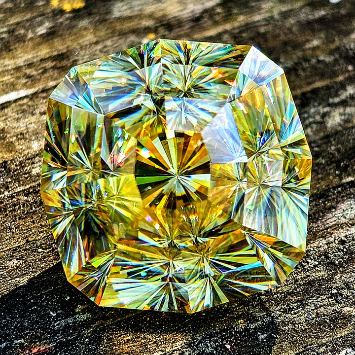 White Rutile 🌈🍭🦄, House Of Sylas Cushion Cut, 46.35 Carats