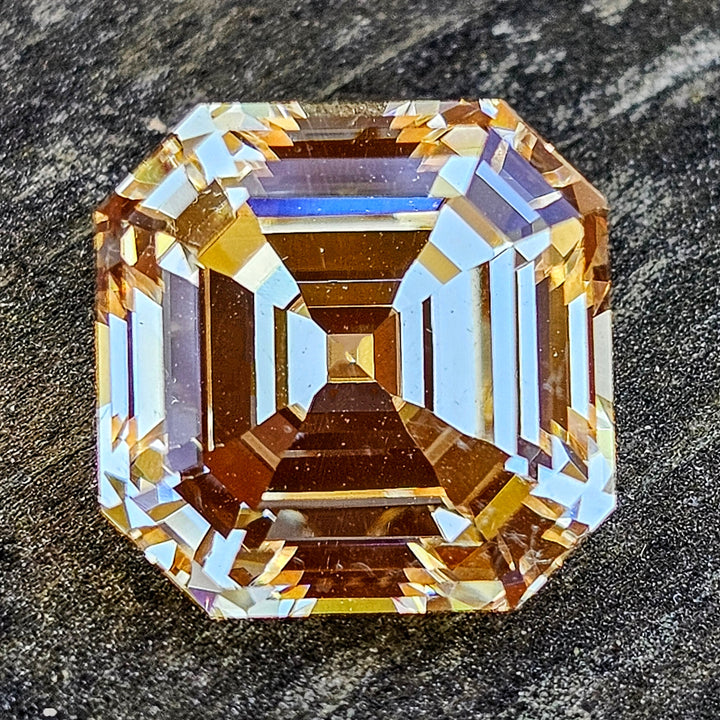 Experimental Samarium YAG, Asscher Cut, 23.55 Carats