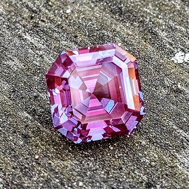 Czochralski Alexandrite, Asscher Cut, 4.7 Carats