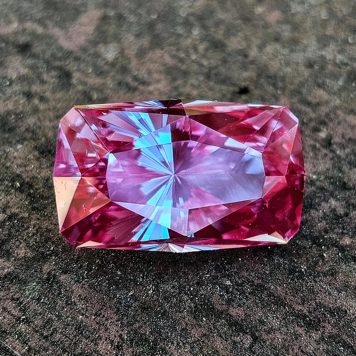 Repurposed Laser Alexandrite, House Of Sylas Long Cushion Cut, 36.06 Carats