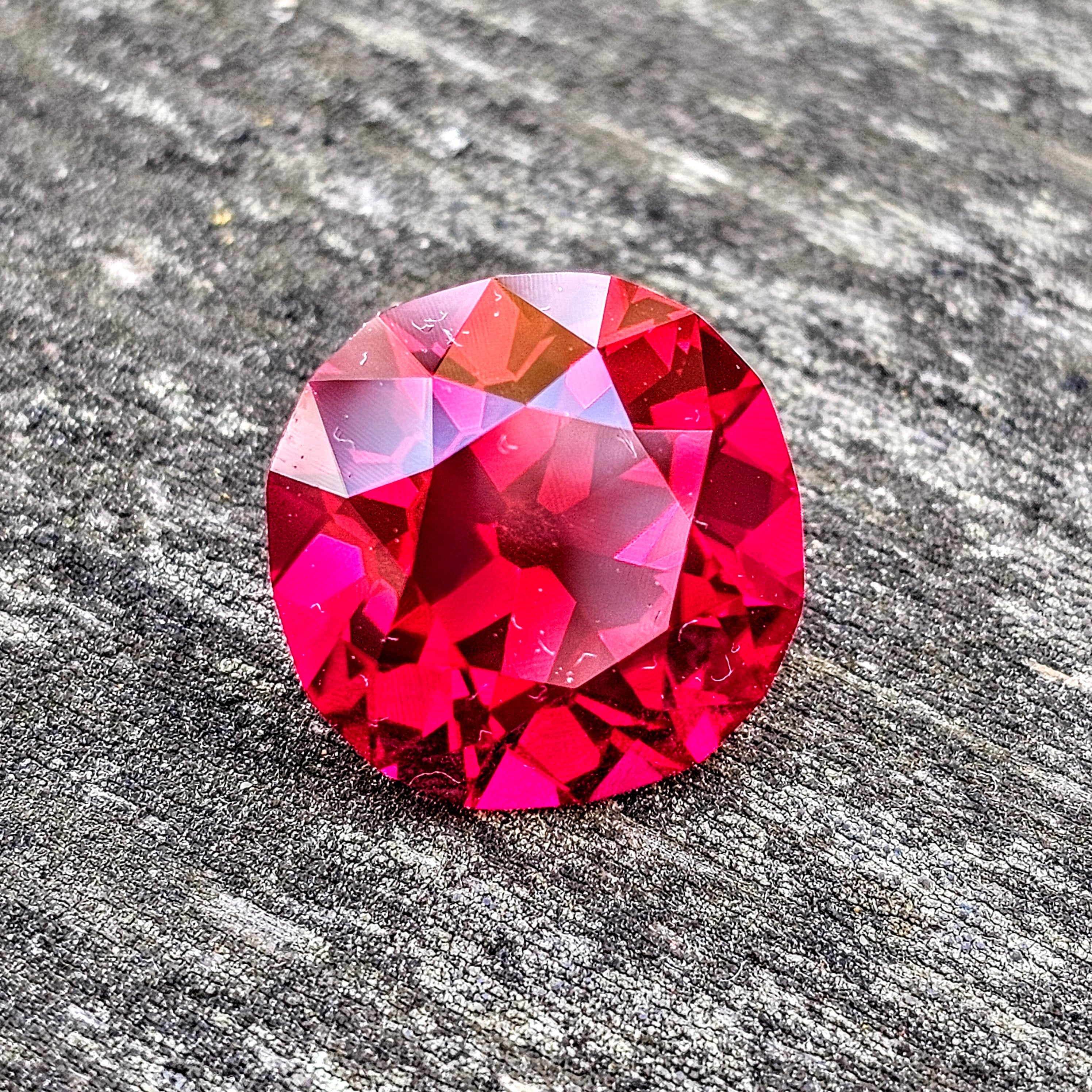 Pigeon Blood Red Lab Ruby, Antique Cushion Cut, 10.14 Carats – DJEVA