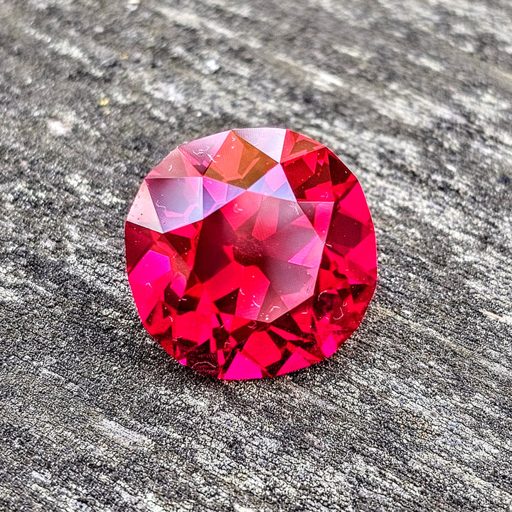 Pigeon Blood Red Lab Ruby, Antique Cushion Cut, 10.14 Carats