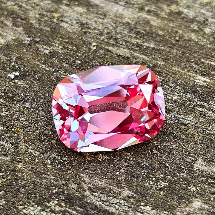 Repurposed Laser Alexandrite, Antique Long Cushion Cut, 5.07 Carats