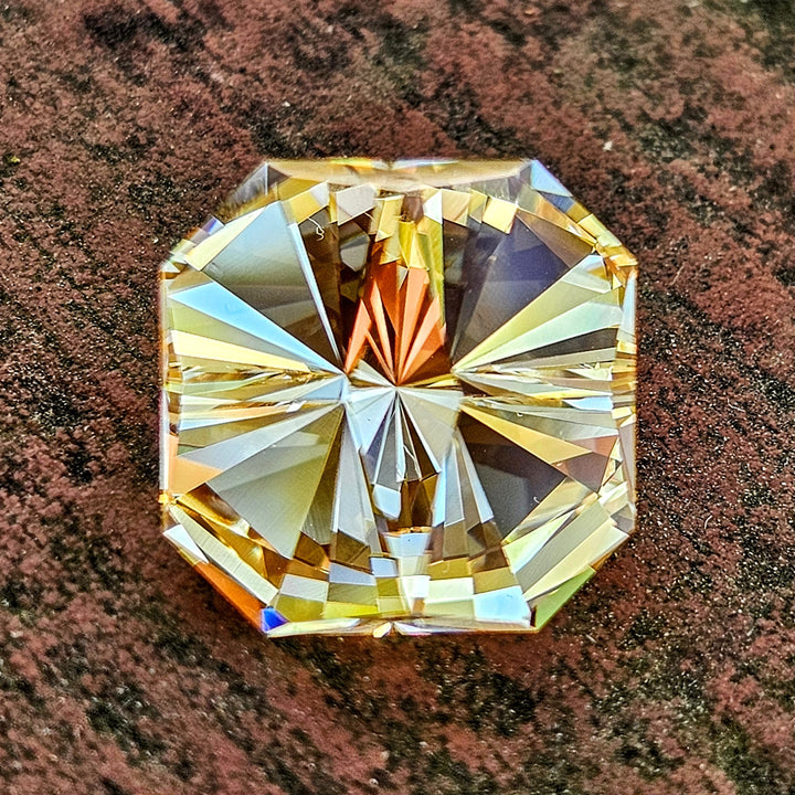 Experimental Samarium YAG, Tessellation Cut, 13.15 Carats