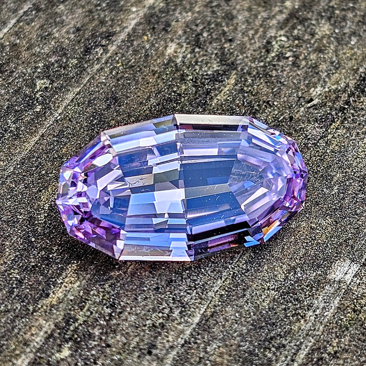 Purple Neodymium YAG, Long Step Oval Cut, 8.33 Carats