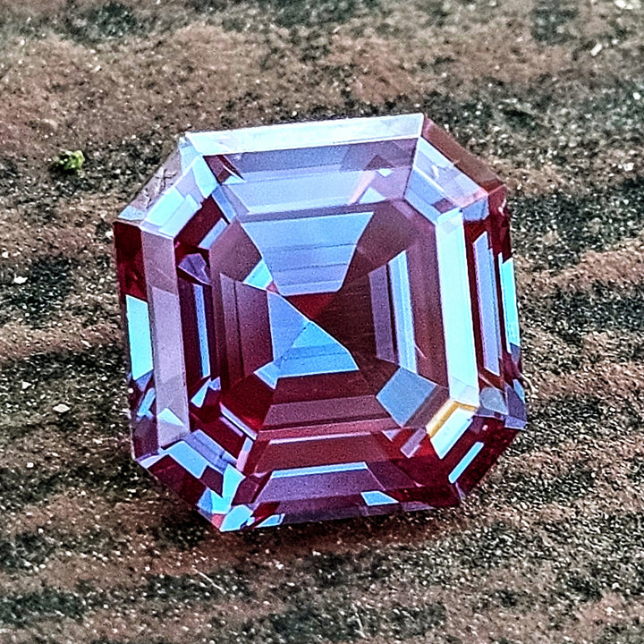 Czochralski Alexandrite, Asscher Cut, 4.21 Carats