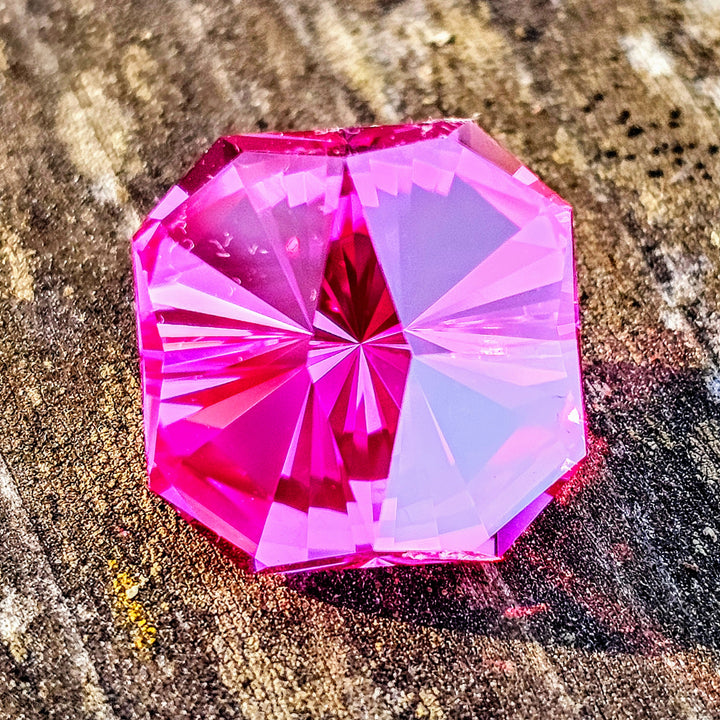 Star Wars Pink Laser Ruby, Tessellation Cut, 17.21 Carats