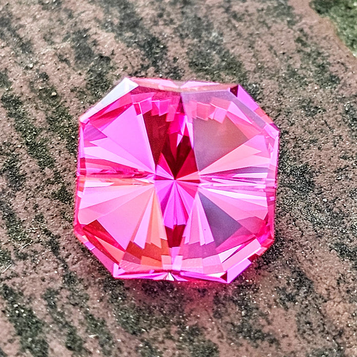 Jedi Color Czochralski Lab Spinel, Tessellation Cut, 5.00 Carats