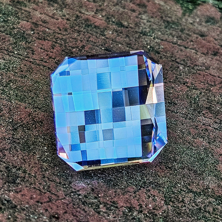 Lavender Lab Spinel, Pixel Square Cut, 11.08 Carats