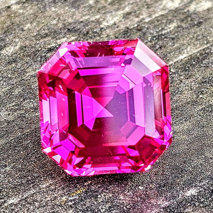 Jedi Color Czochralski Lab Spinel, Asscher Cut, 18.37 Carats