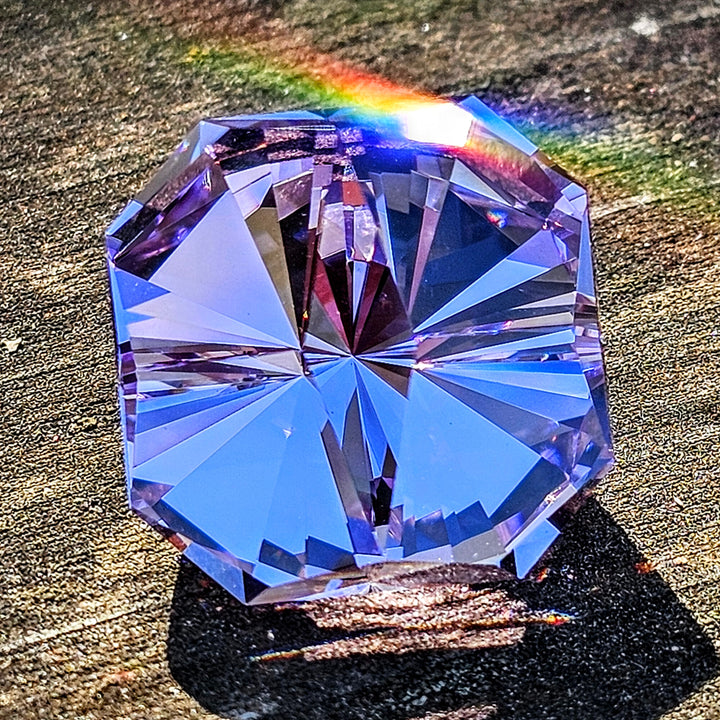 Purple Neodymium YAG, Tessellation Cut, 23.60 Carats