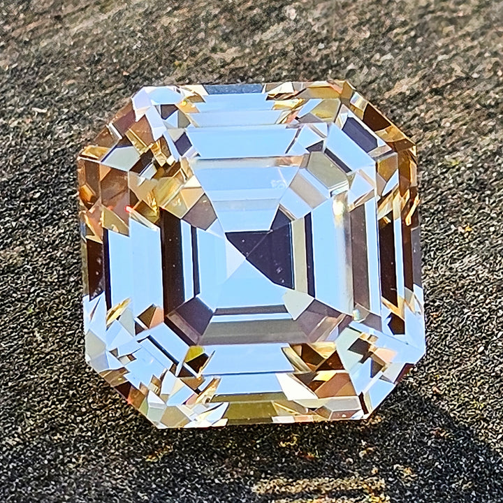 Experimental Samarium YAG, Asscher Cut, 14.40 Carats