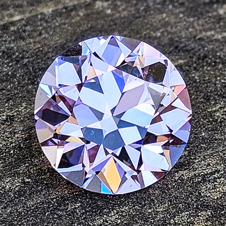 Purple Neodymium YAG, Traditional Round Brilliant Cut, 8.19 Carats