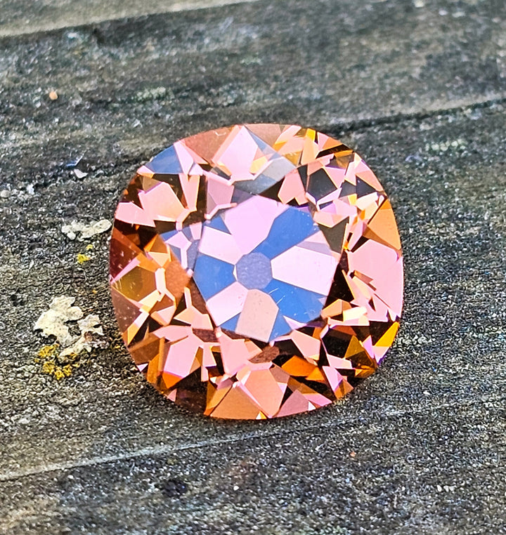 Tangerine Laser Garnet, Antique Cushion Cut, 10.65 Carats