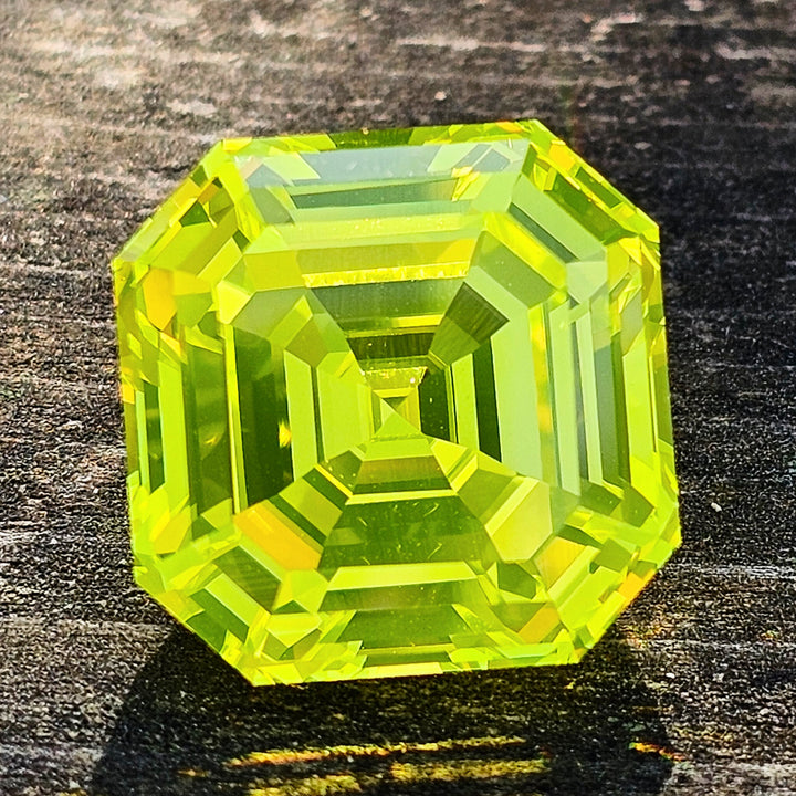 Cerium Doped YAG, Asscher Cut, 33.34 Carats