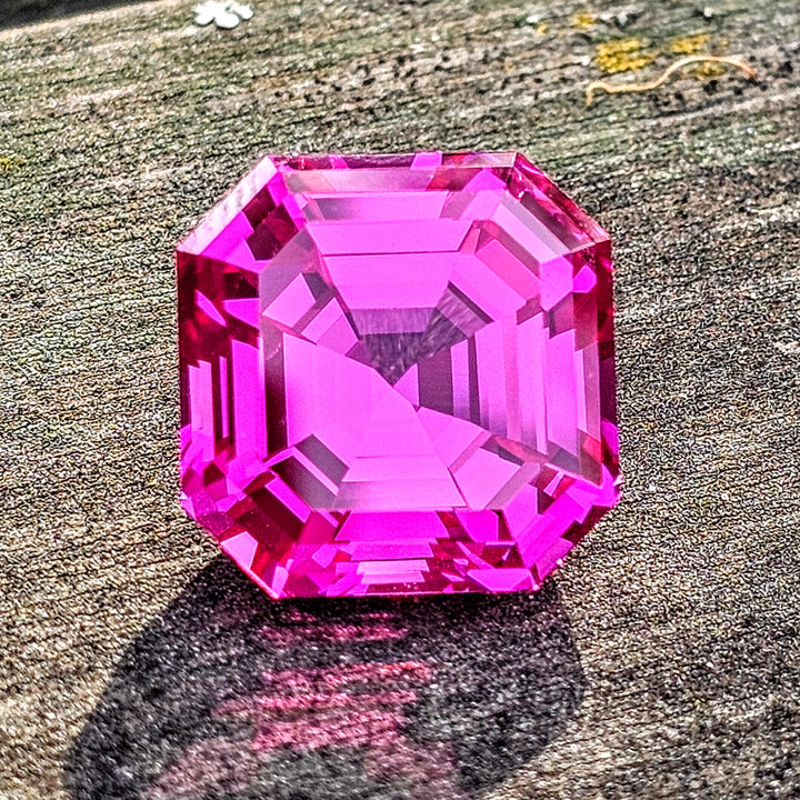 Jedi Color Czochralski Lab Spinel, Asscher Cut, 24.23 Carats