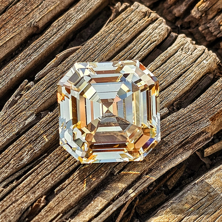 Experimental Samarium YAG, Asscher Cut, 26.04 Carats