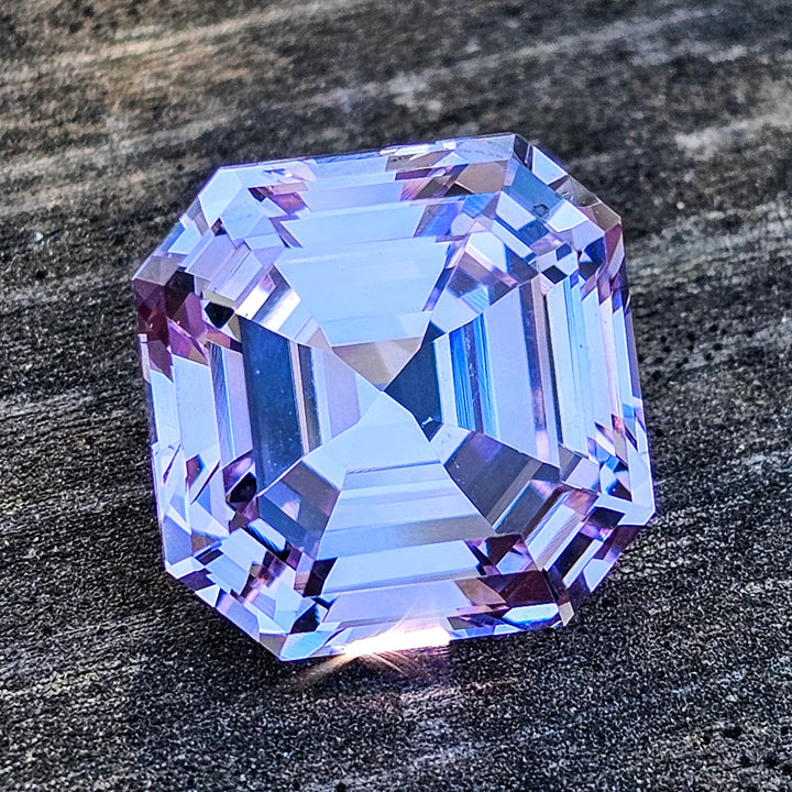 Purple Neodymium YAG, Asscher Cut, 20.14 Carats