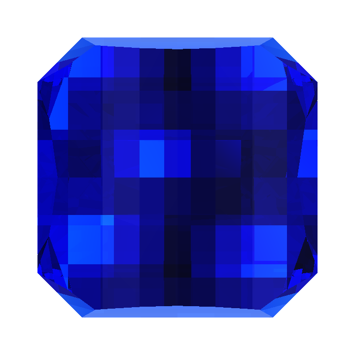 Custom Pixel Square Gem