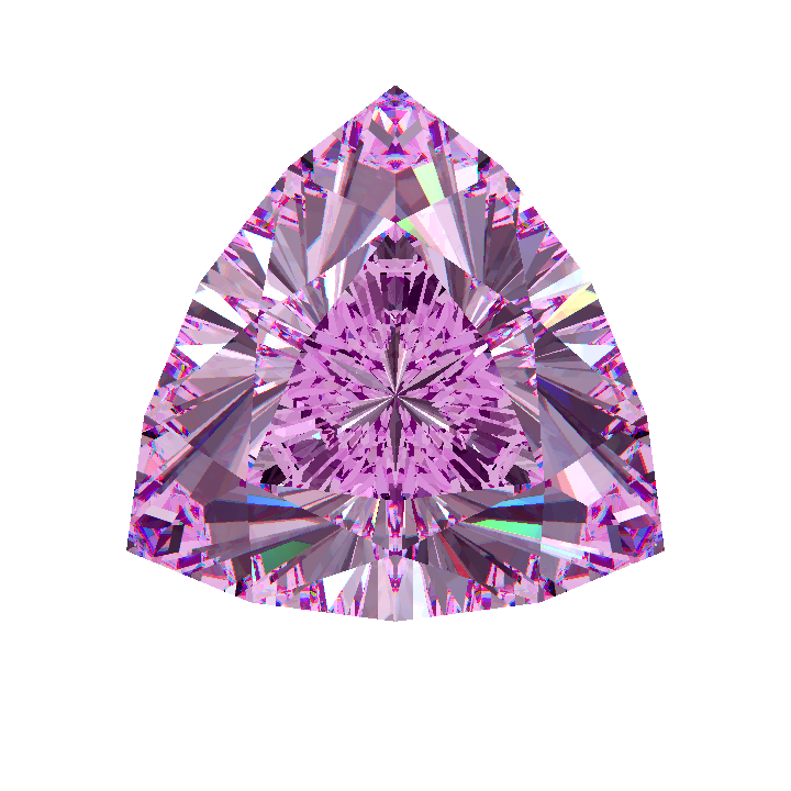 Custom Repurposed Laser Alexandrite Trillian Internal Reflections Gem