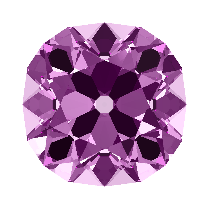 Custom Repurposed Laser Alexandrite Antique Cushion Gem