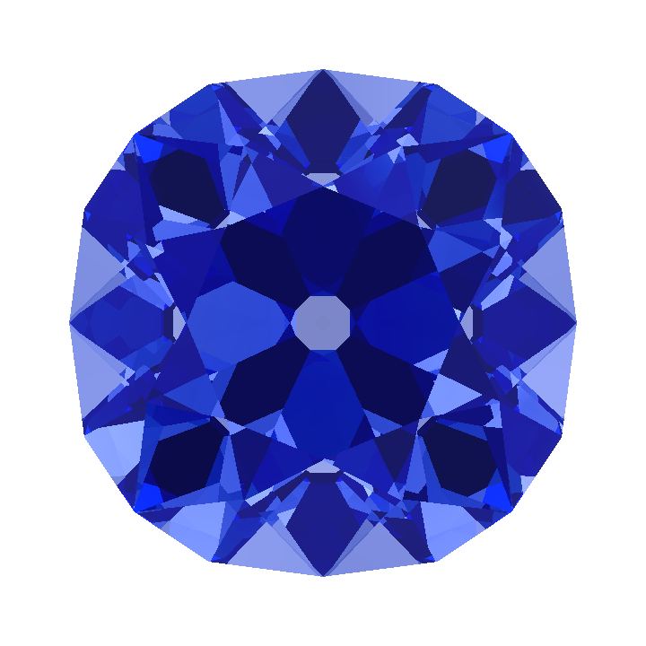 Custom Antique Cushion Gem
