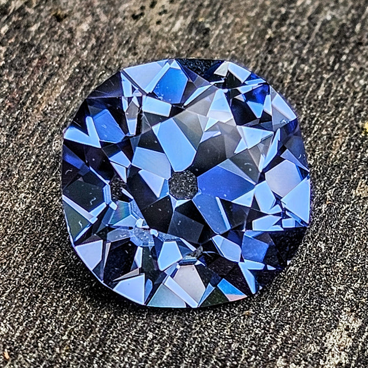 Blue Czochralski Lab Sapphire, Antique Cushion Cut, 9.83 Carats - DJEVA