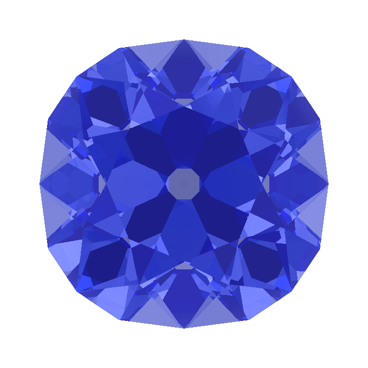 Custom Antique Cushion Gem - DJEVA