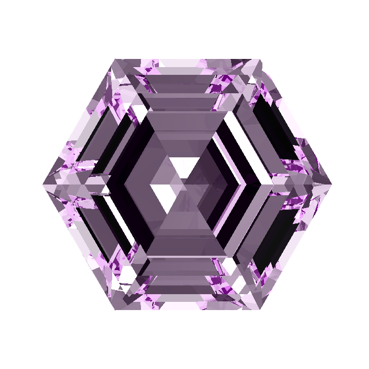 Custom Repurposed Laser Alexandrite Hexagon Step Gem