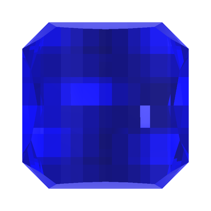 Custom Pixel Square Gem